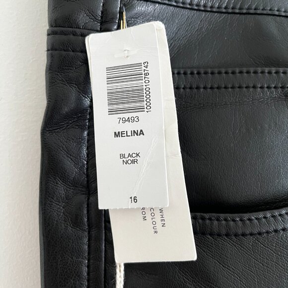 Aritzia black cropped Melina pants size 16 NWT never worn. - Picture 3 of 5